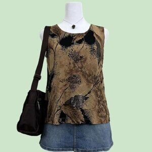 vintage 90s boho whimsygoth grunge sleeveless top
